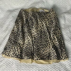 & Other Stories Leopard Print Women's Skirt - US 6